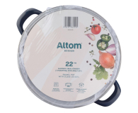 Altom Garnek emaliowany 22 cm 3,5 l pokrywka granat indukcja - 1611114 - zdjęcie 4